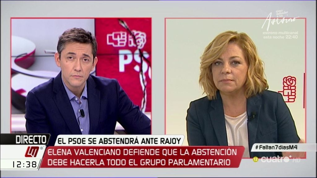Valenciano: “Es menos malo dejar gobernar a la lista más votada que ir a elecciones”