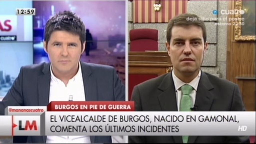 Vicealcalde de Burgos: "La obra de Gamonal va a revalorizar el comercio y las viviendas"