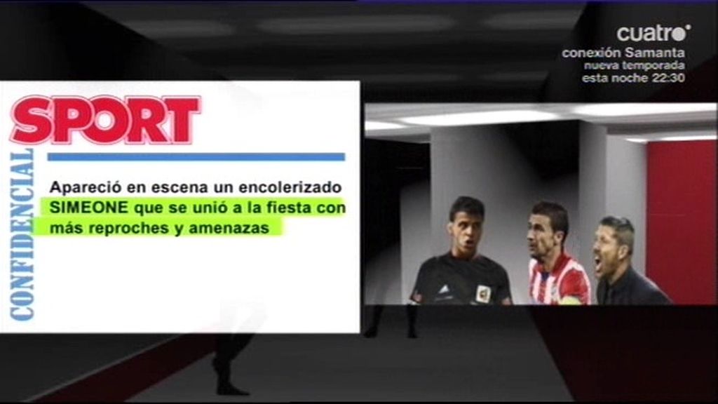 Gabi y Simeone desmienten que acorralaran a Neymar en el túnel de vestuarios