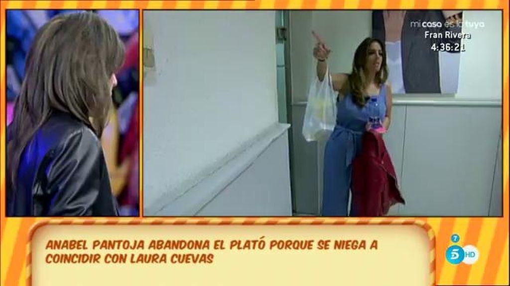 Anabel Pantoja abandona el plató de ‘Sálvame’ para no coincidir con Laura Cuevas