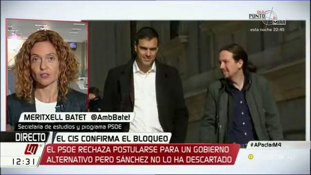 M. Batet, de un acuerdo: “Lo intentamos y el problema fue la incompatibilidad declarada de Podemos y Ciudadanos”