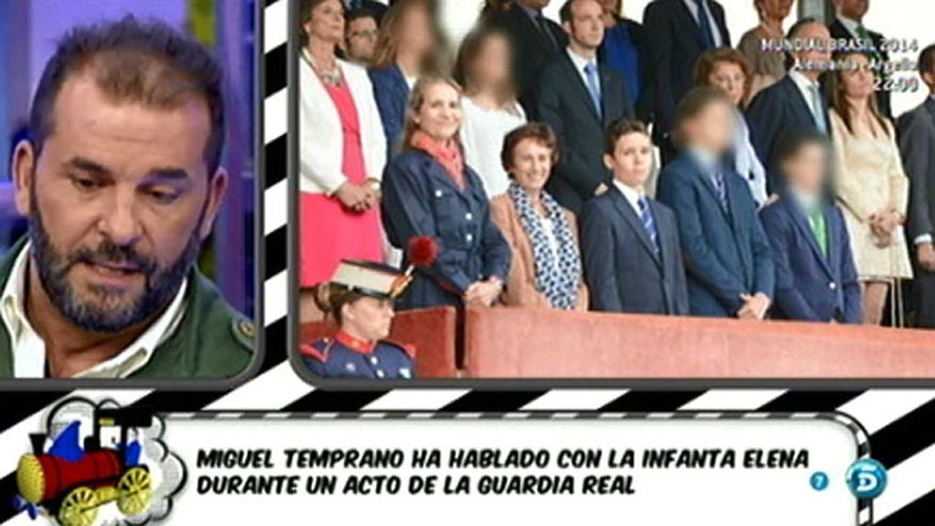 Miguel Temprano: "La Infanta Elena está preocupada por su hermana"