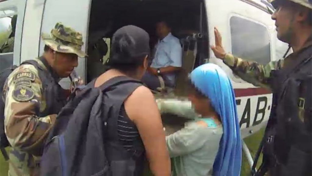 La Guardia Civil muestra cómo fue el rescate de la niña en la selva boliviana