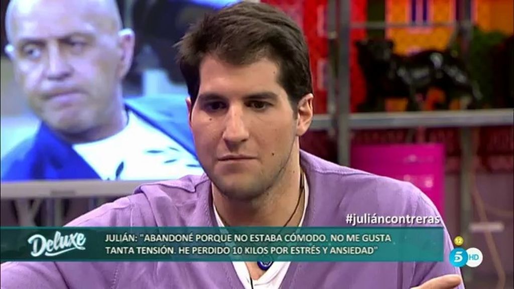 Julián Conteras: "La otra única vez que perdí los nervios fue cuando murió mi madre"