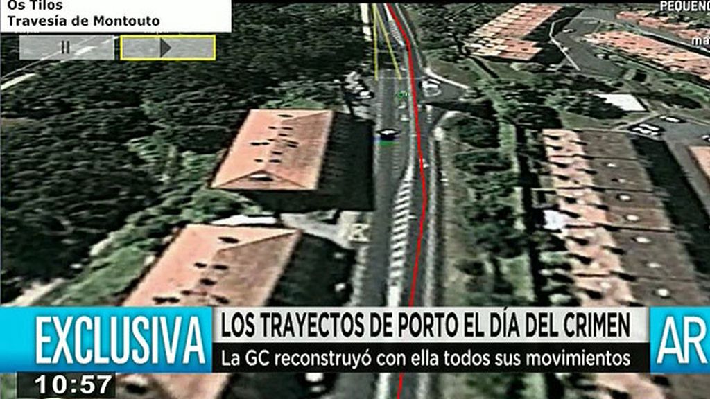 La Guardia Civil tardó 15 minutos desde la casa de Porto a Teo, cuatro menos que ella