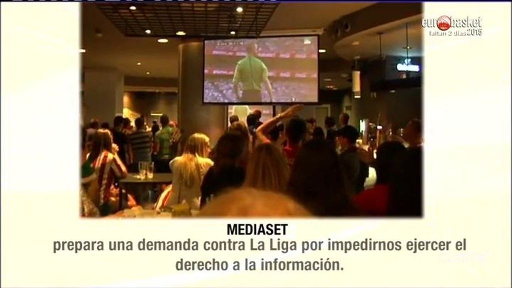 Mediaset prepara una demanda contra la Liga por impedir ejercer el derecho a la información