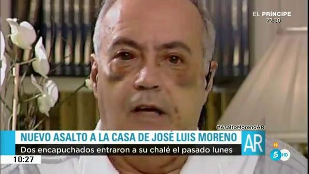 José Luis Moreno ha vuelto a ser asaltado en su casa por dos encapuchados