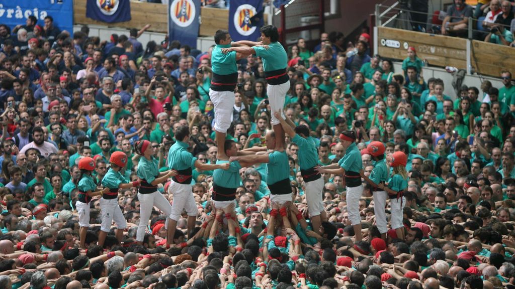 Los Castellers de Vilafranca se coronan en Tarragona