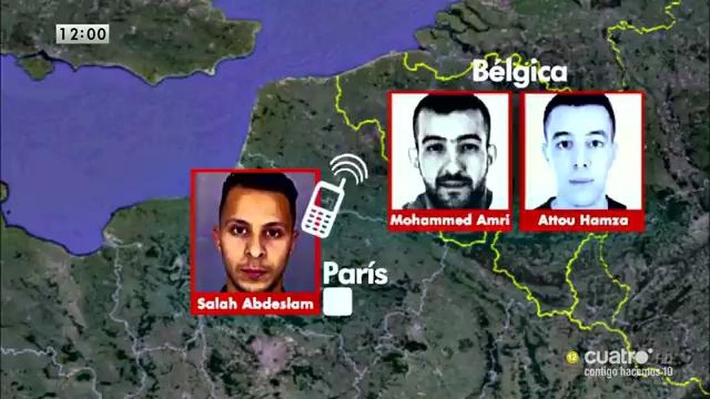Los pasos de Salah Abdeslam, uno de los autores materiales de los atentados