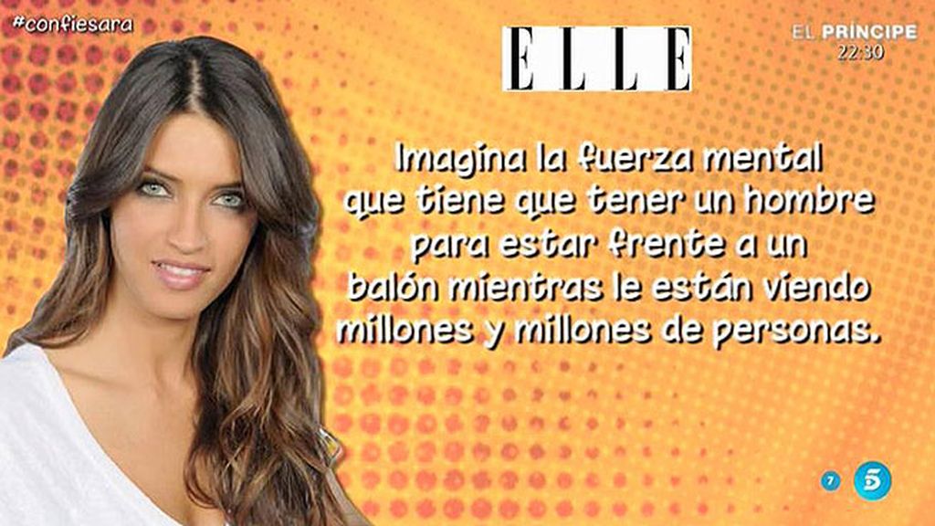 Sara Carbonero, en 'Elle': "Iker Casillas me da la paz que necesito"