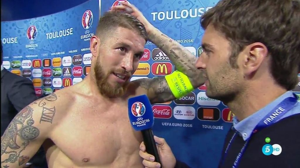 Sergio Ramos: "Es un placer representar a España con el brazalete de capitán"