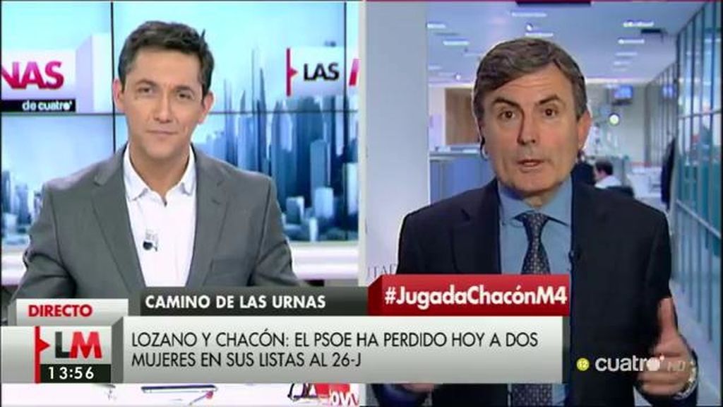 Saura: "Hay que tomar las renuncias de Chacón y Lozano desde la normalidad"