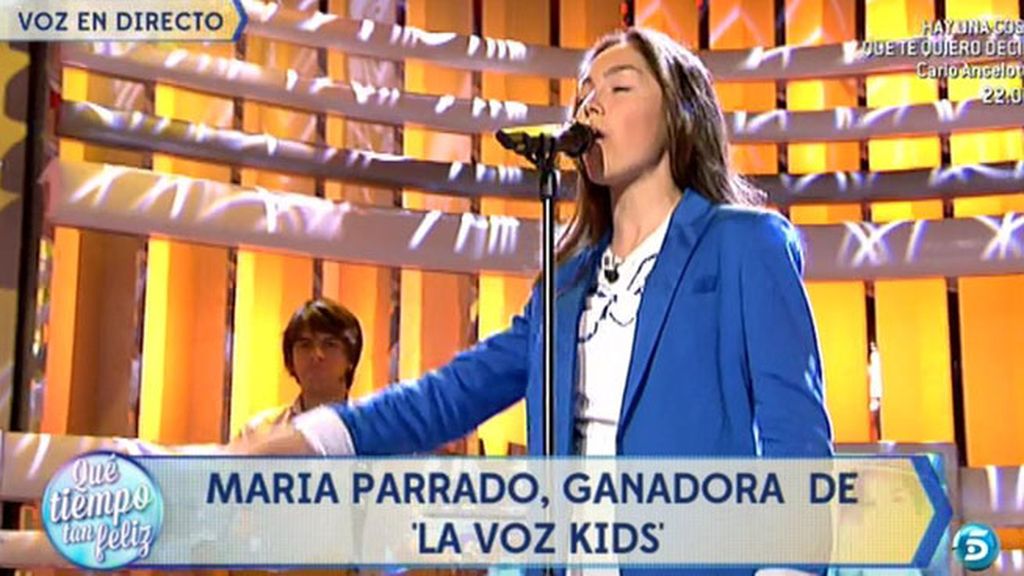 María Parrado canta por el 25 cumpleaños de Pablo Alborán