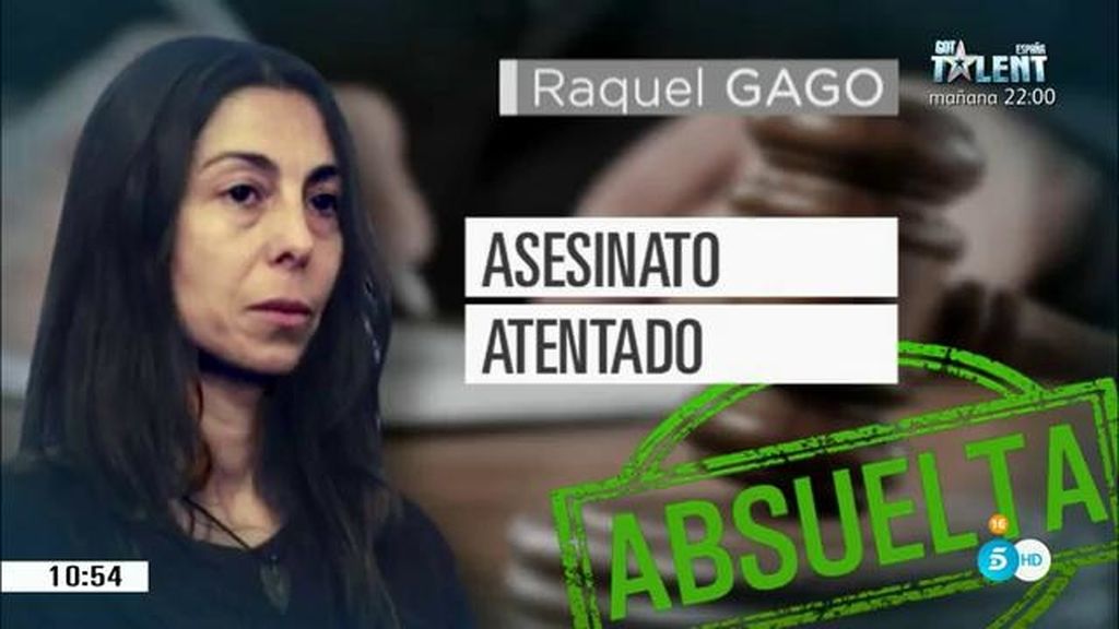 El juez cambia el veredicto  y absuelve a Raquel Gago del delito de asesinato