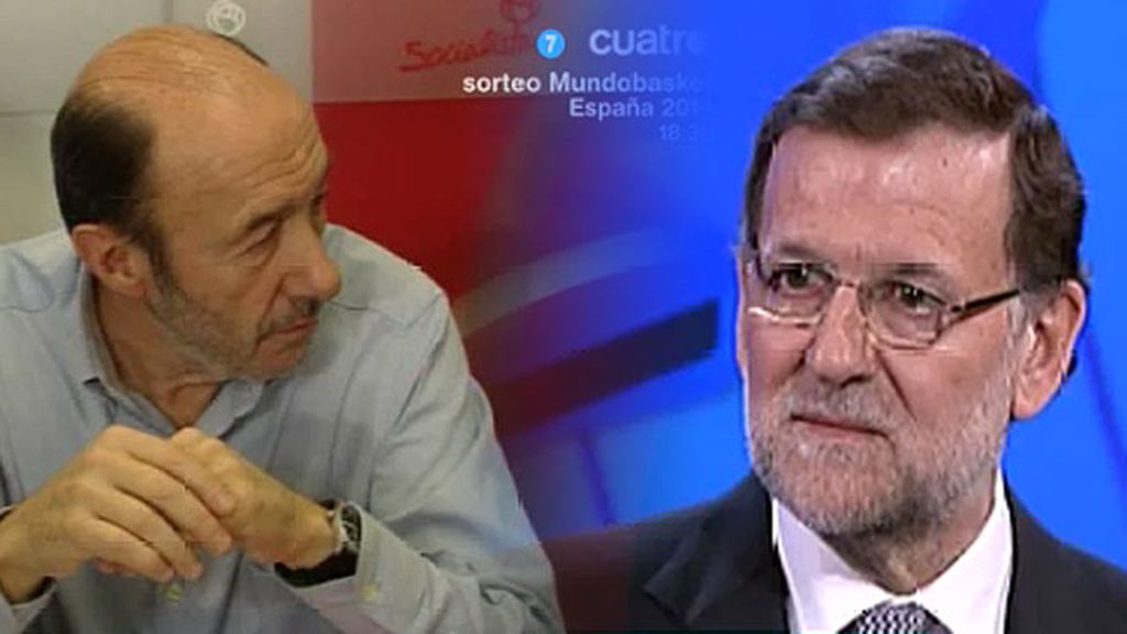 Rajoy, de Rubalcaba: "O te callas o reconoces el mérito de la gente"