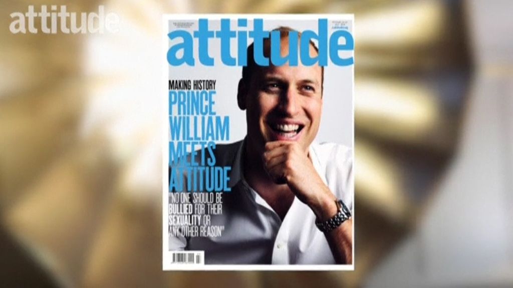 El príncipe Guillermo, portada de una revista gay para luchar contra el acoso