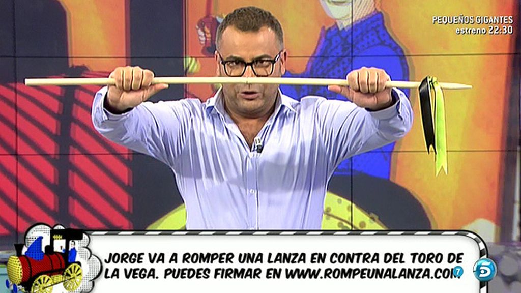 Jorge Javier Vázquez rompe una lanza contra el 'Toro de la Vega'