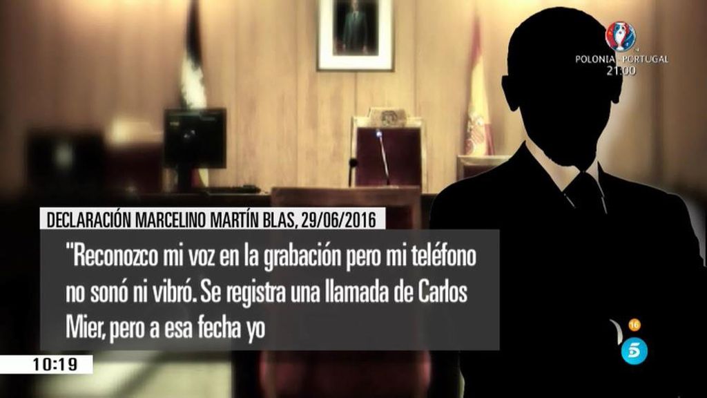 Martín Blas no conocía al periodista C. Mier cuando grabaron la conversación