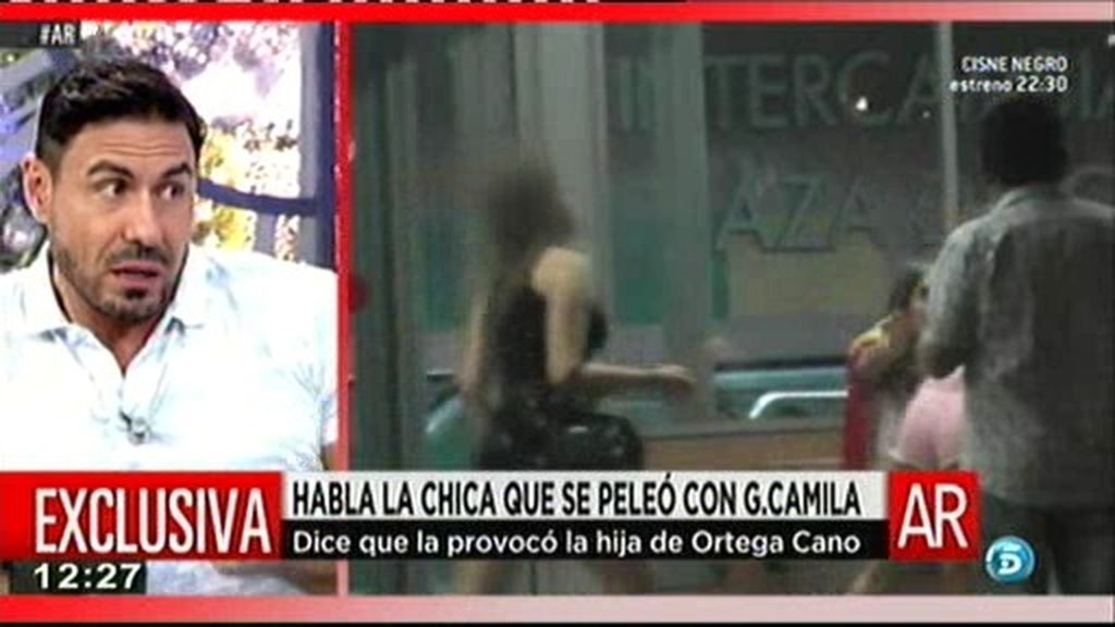 Según Miguel Ángel Nicolás, Gloria Camila habría provocado la pelea