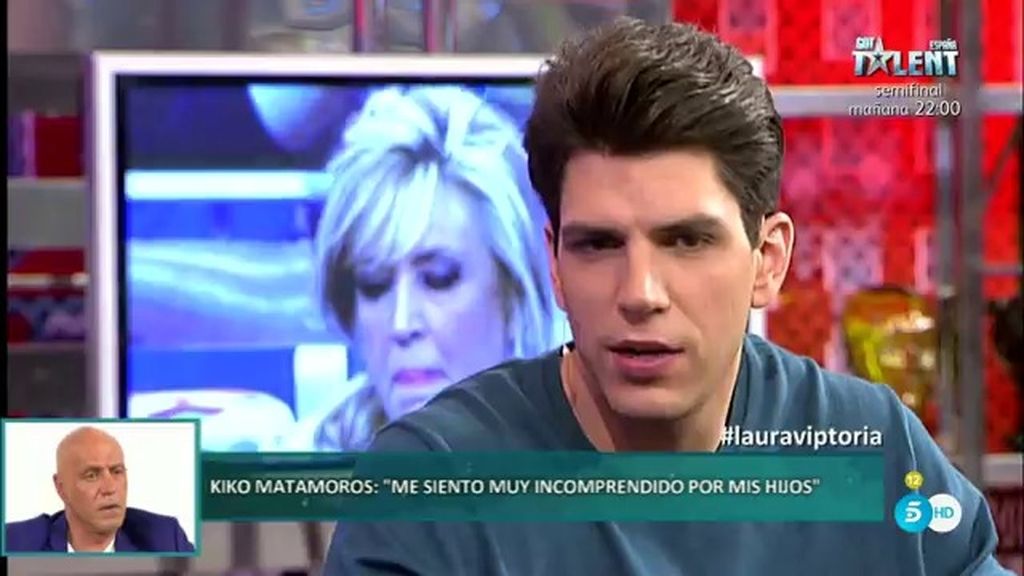 Diego Matamoros: "En el reencuentro de mi padre con Laura también hubo reproches"