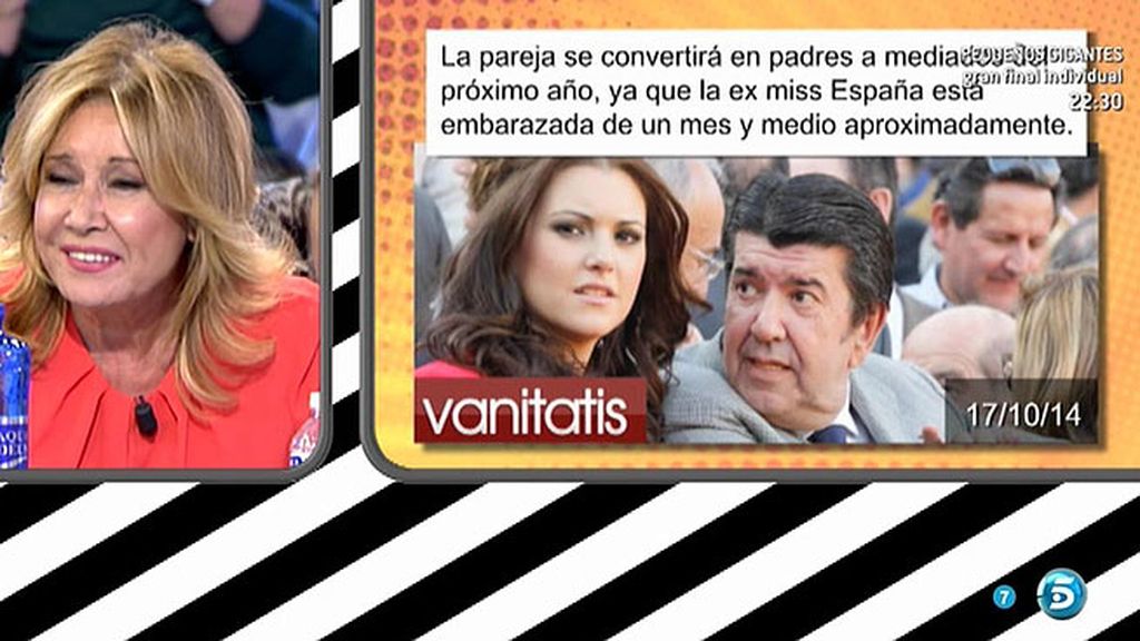 María Jesús Ruiz podría estar embarazada de un mes y medio, según 'Vanitatis'