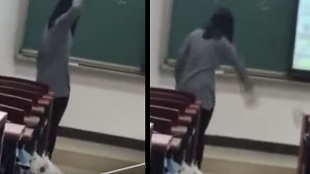 Una estudiante decide tirar el móvil al suelo, en vez de perder puntos de su nota final