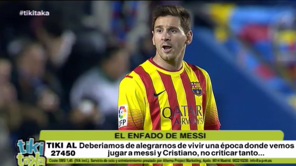 El enfado de Messi: ¿situación puntual del partido o señal de tensión en el jugador?