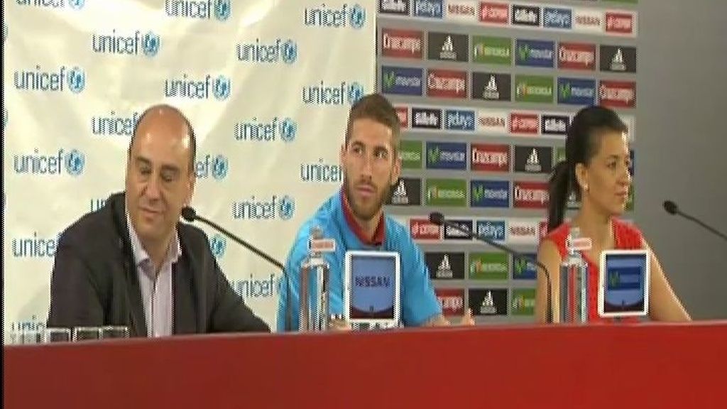 Sergio Ramos, nuevo embajador de UNICEF