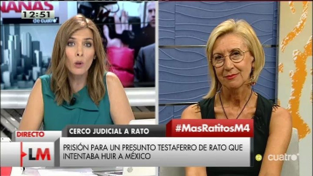 Rosa Díez: “El error del testaferro de Rato ha sido viajar a México en lugar de a Suiza”