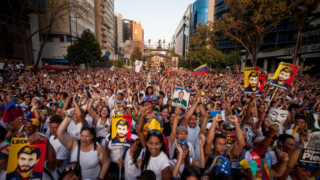 La oposición venezolana recuerda los dos años de prisión de Leopoldo López