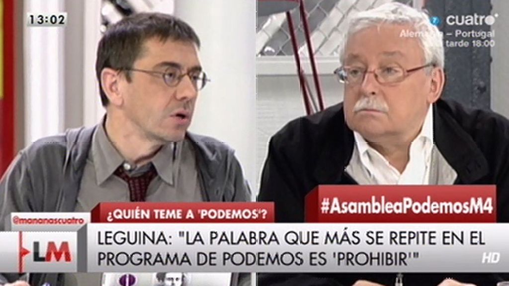 Joaquín Leguina: "El programa de Podemos es una carta a los reyes magos"