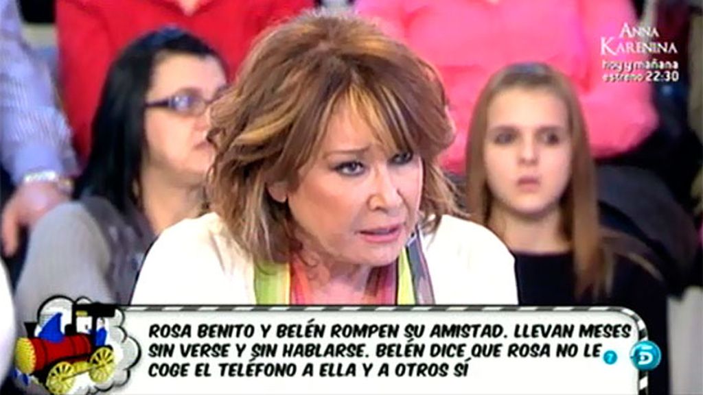 Mila Ximénez, sobre Belén Esteban y Rosa Benito: "Se mienten entre ellas"