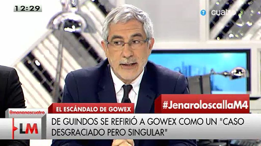 Llamazares, de Gowex: “No es singular, está derrumbando un sector que tenía que contribuir a la mejora tecnológica”