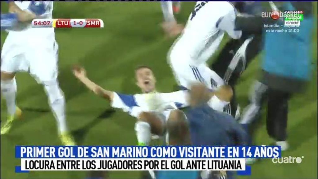 San Marino vuelve a marcar un gol como visitante después de 14 años sin hacerlo