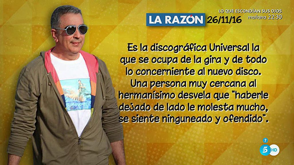 Agustín Pantoja se siente “ninguneado y ofendido”, según ‘La Razón’