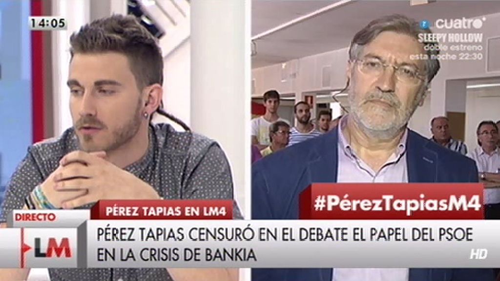 Pérez Tapias: "La propuesta que presento es de renovación en profundidad del PSOE"