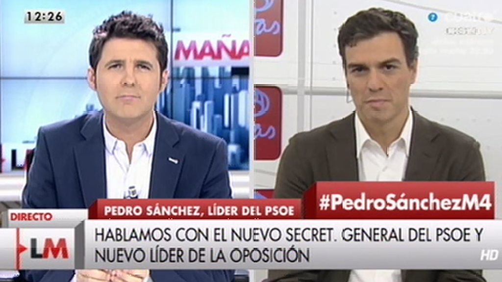 La entrevista con Pedro Sánchez, online