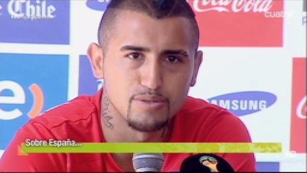 Arturo Vidal: "España tiene mejor equipo ahora que en 2010"