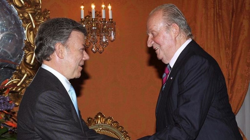Homenaje y palabras de gratitud al rey Juan Carlos en Colombia