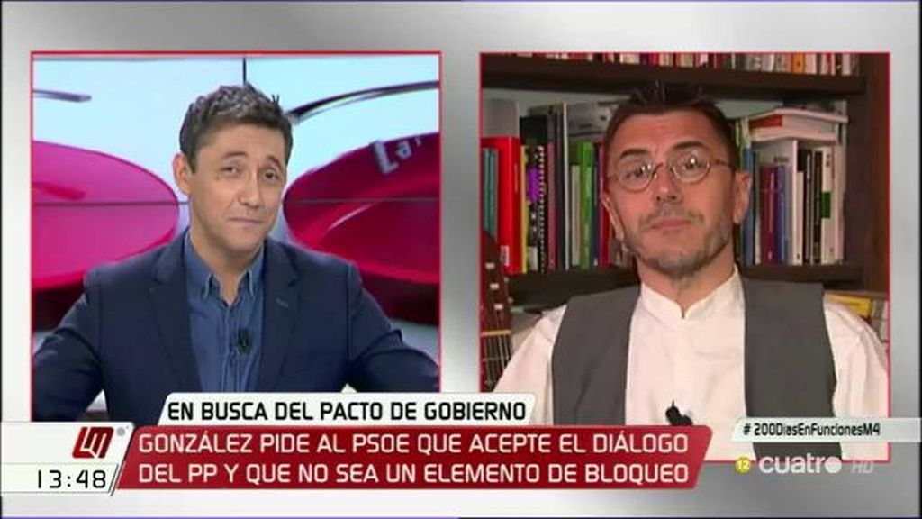 Juan Carlos Monedero: “Creo que vamos a un gran bochorno generalizado”