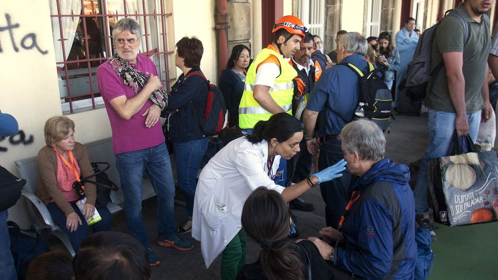 Confusión entre los afectados del accidente ferroviario en O Porriño