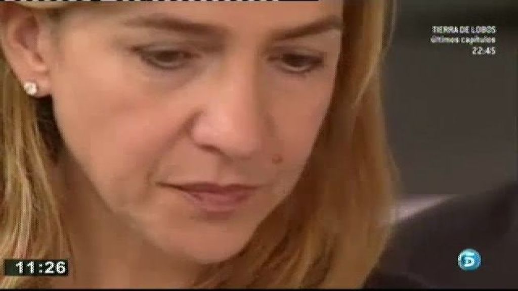 Los delitos que le imputan a la Infanta podrían suponer una pena de más de diez años