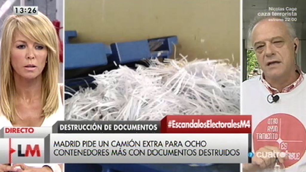 Pedro Delgado (CC.OO.): “La destrucción de papel tan masiva no es normal”