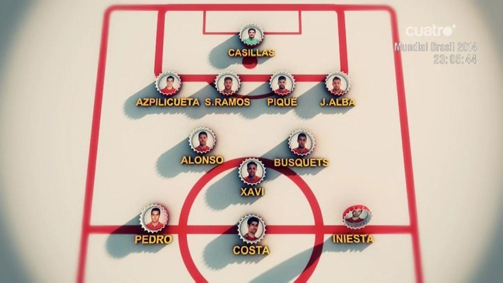 Del Bosque apostará por el equipo habitual ante Holanda y Costa como ‘9’ de España