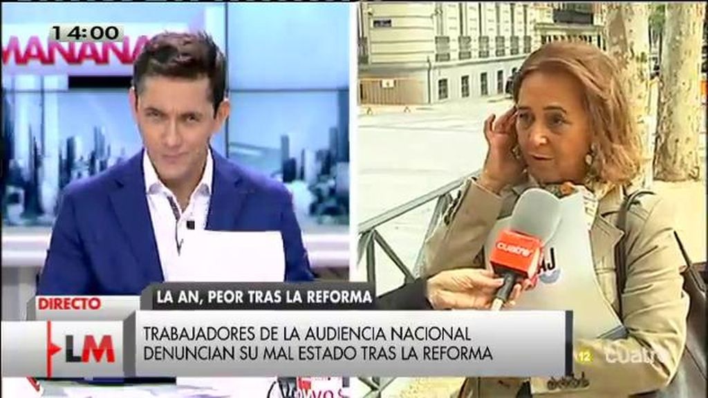 Funcionarios de la Audiencia Nacional, tras la reforma: “Es un caos”