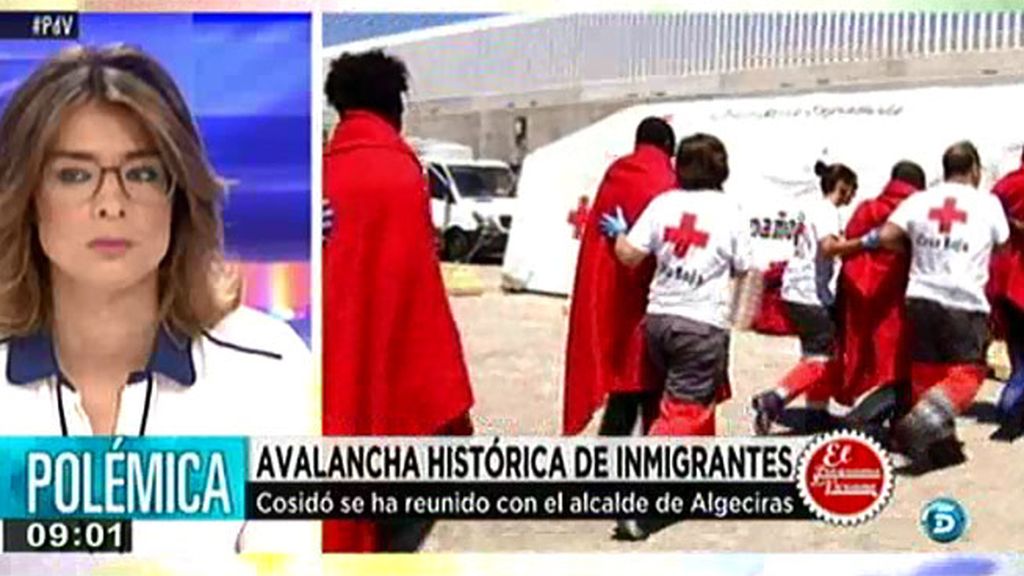Landaluce, alcalde de Algeciras: "Se va a reforzar el compromiso humanitario y a los policías"