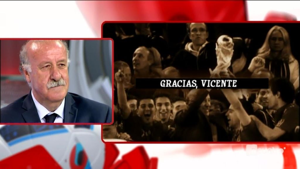 Las 'Gracias' de 'Los Manolos' a Del Bosque por ocho años de éxitos con La Roja