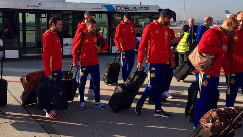 La selección ya se encuentra en Bélgica