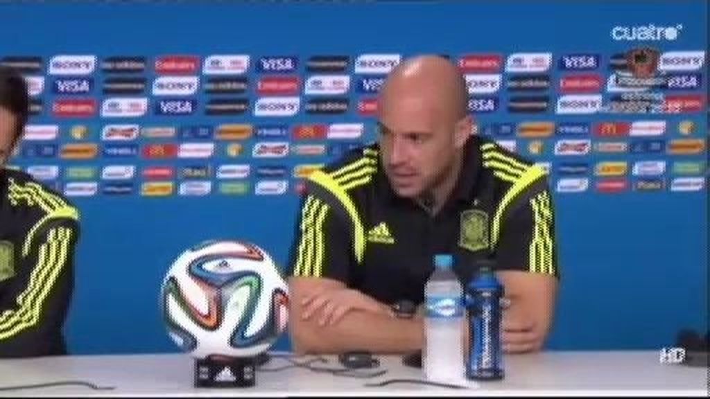 Reina: "El ambiente es bueno, como siempre"