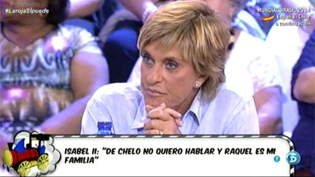 Chelo Gª Cortés, tras las declaraciones de Chabelita: "Yo solo quiero que sea feliz"